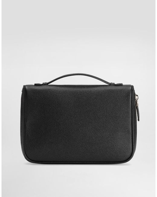 Dolce & Gabbana Black Sicily Clutch Bag for men