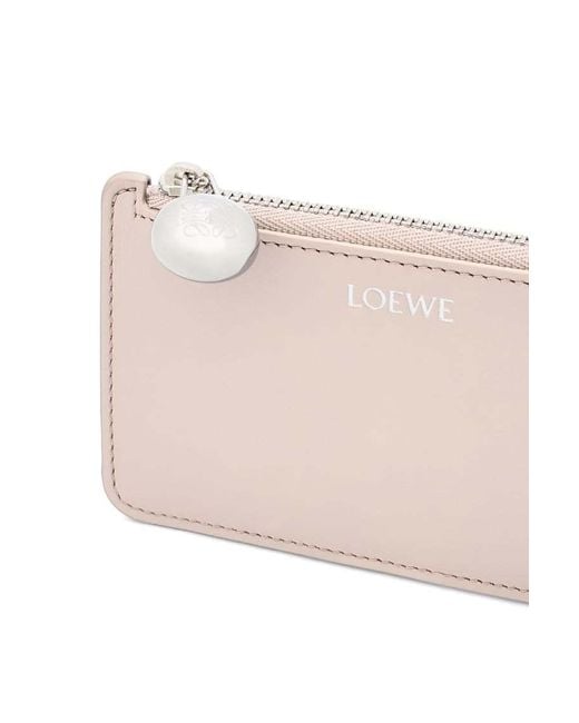 Loewe Pink Pebble Coin Cardholder