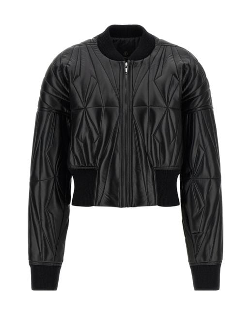 Moncler Black Moncler Rick Owens Zip-Up Quilted Jacket for men