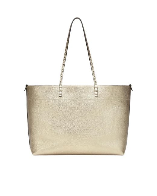 Fendi Natural Medium Roll Tote Bag