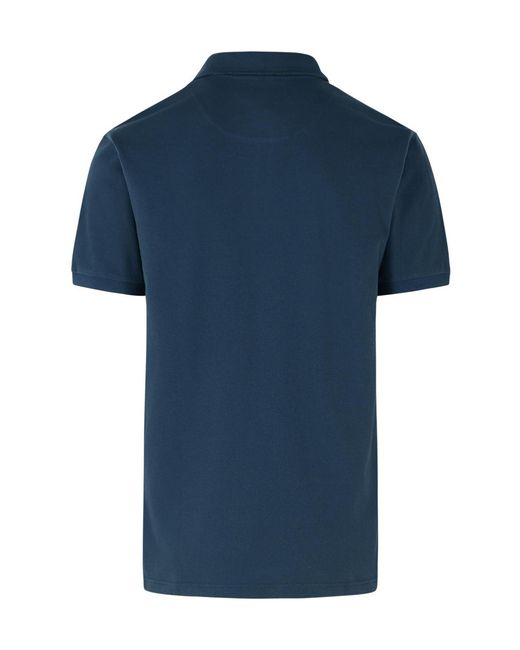 Etro Blue Logo Printed Crewneck T-Shirt for men