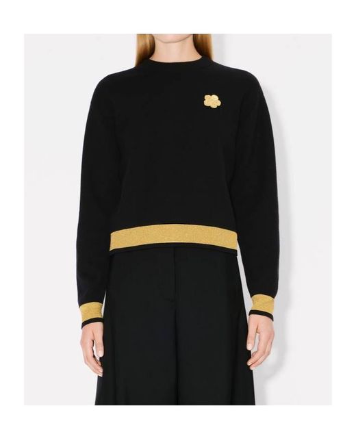 KENZO Black 'Boke Flower' Jumper