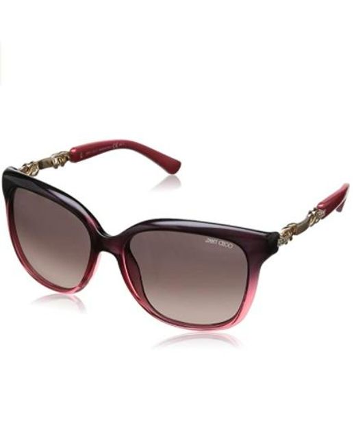 Jimmy Choo Gray Square Sunglasses