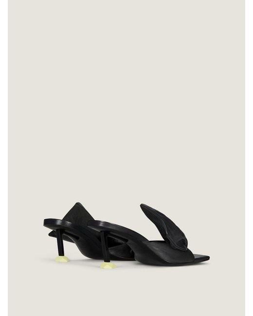 Givenchy Black Boudoir Bow Heeled Mules