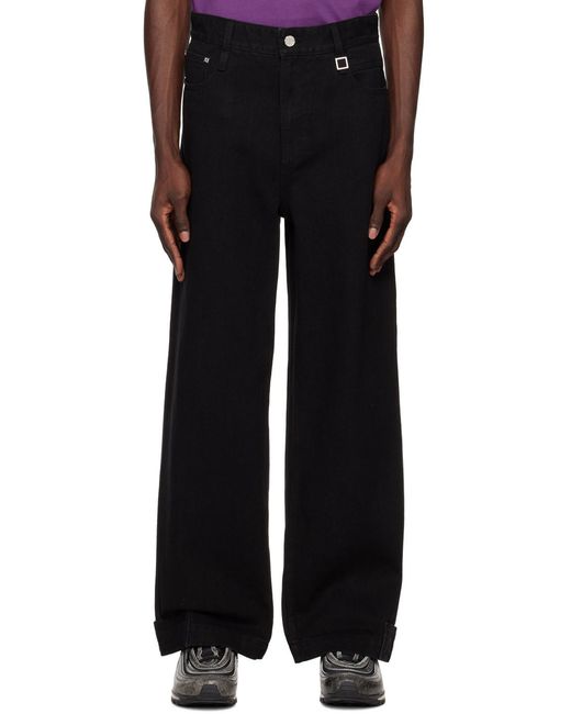 Wooyoungmi Blue Multi-Pocket Jeans for men