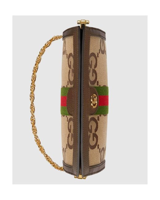 Gucci Natural Small Ophidia Jumbo Gg Bag