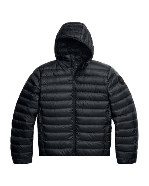 Canada Goose Blue Stratus Tonal Label Hooded Jacket for men
