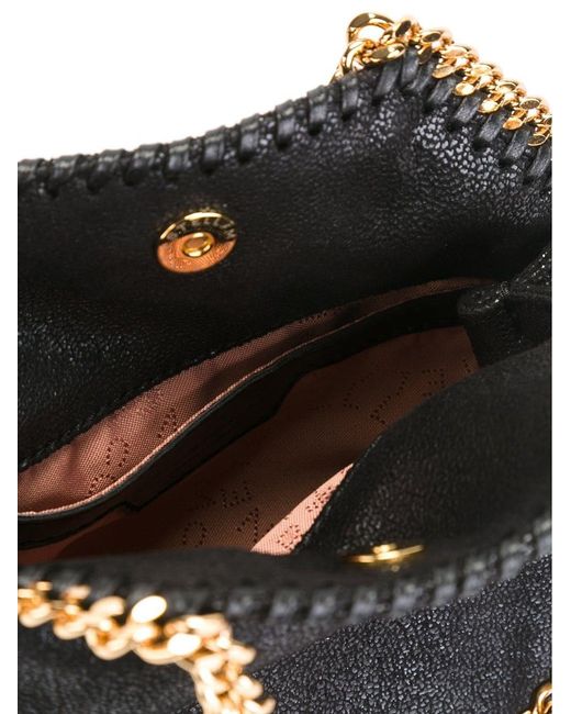 Stella McCartney Black Falabella Tiny Tote Bag