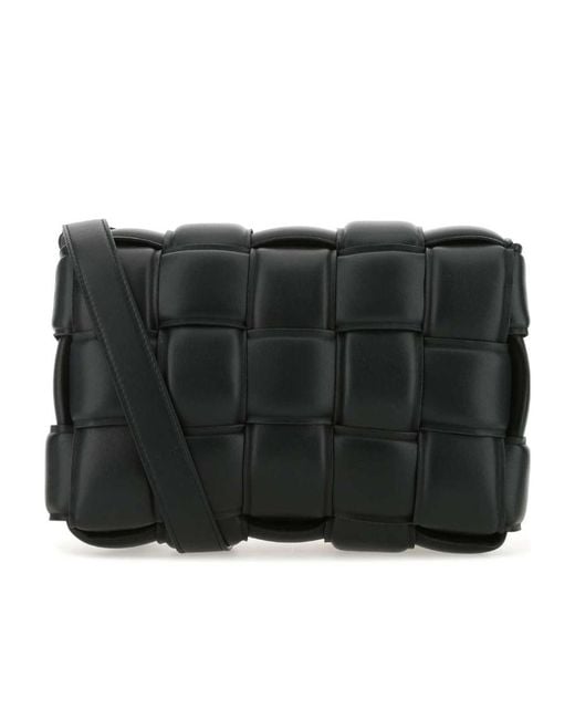Bottega Veneta Black Padded Baguette Shoulder Bag