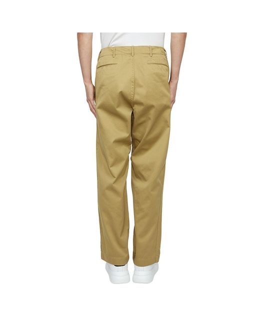 Nanamica Green Belt Loop Trousers for men