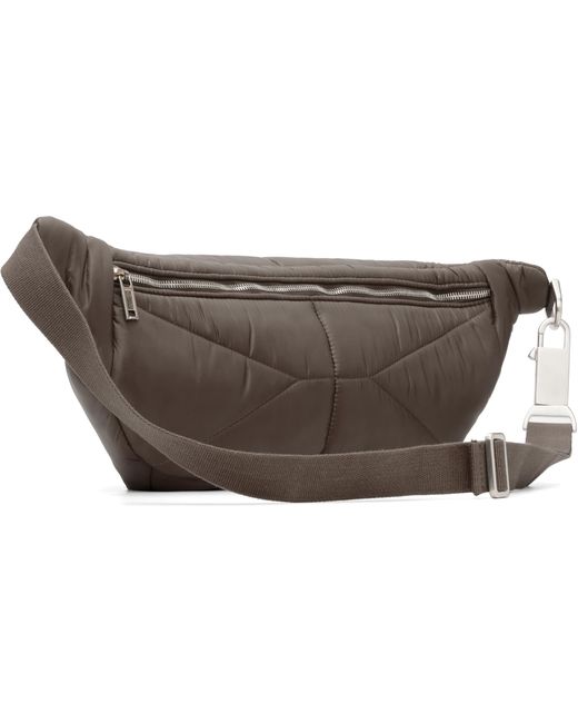 Moncler Brown Rick Owens Moncler Quilted Belt Bag for men