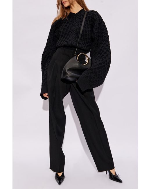 Jacquemus Blue Le Sweater Boule Torsade Oversized Jumper