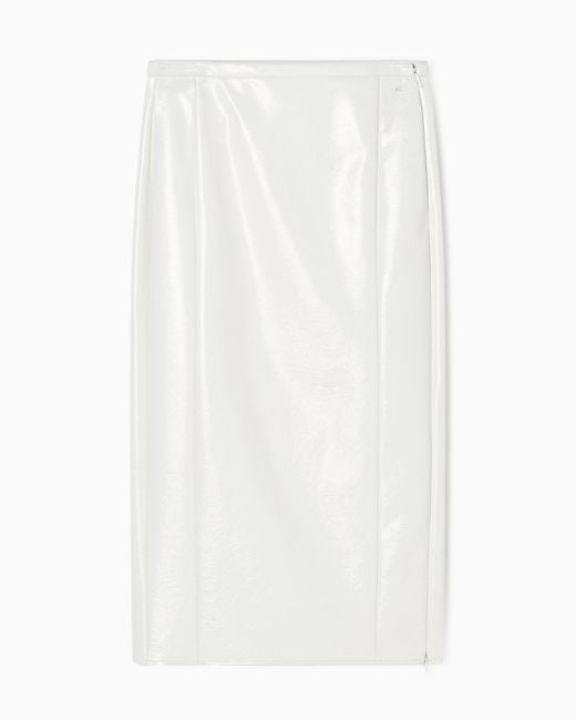 ARMANI EXCHANGE White Pencil Skirt