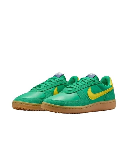 Nike Green Field General Lace-Up Sneakers