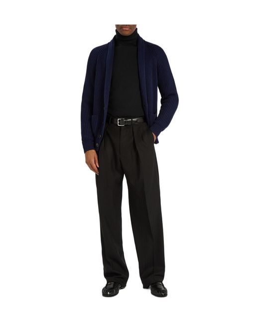 Tom Ford Black Roll-Neck Fine-Knit Wool Jumper for men