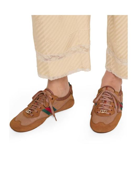 Gucci Brown Shift Trainers