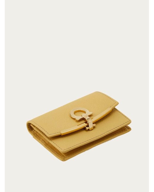 Ferragamo Natural Logo Wallet