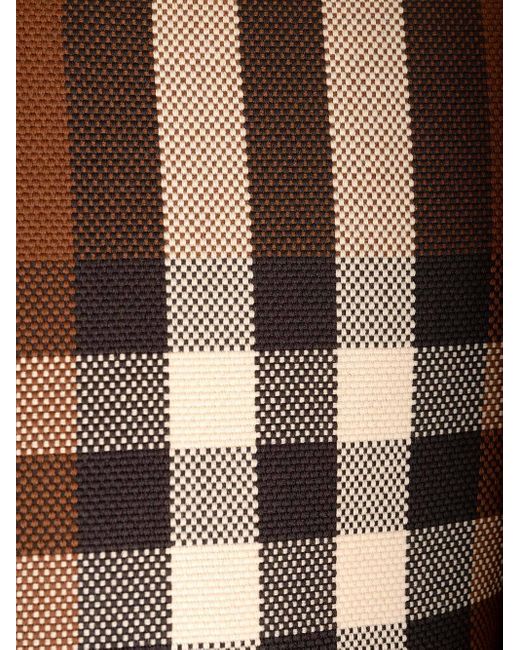 Burberry Brown Checked Wool-Blend Bomber Jacket for men