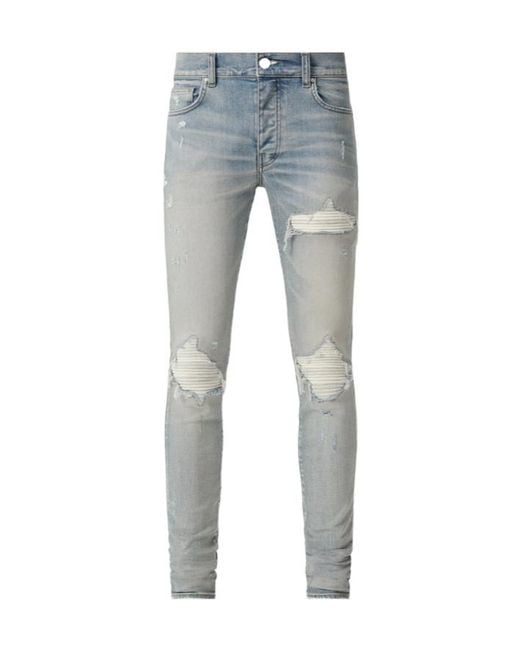 Amiri Blue Belt Loop Jeans for men