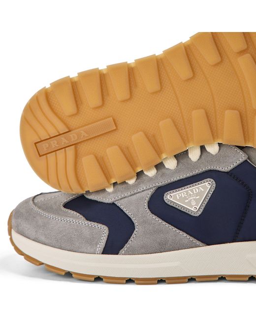 Prada Blue Simple Sports Shoes for men