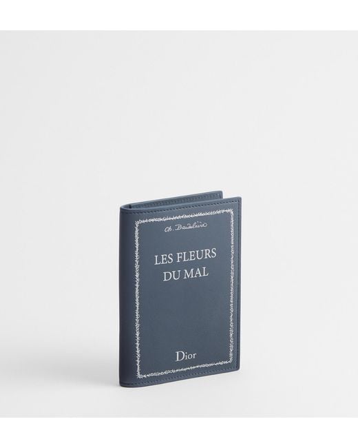 Dior Blue Passport Cover for men