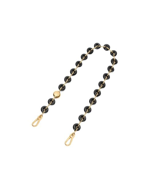 Loewe White Two-Tone Chain Strap