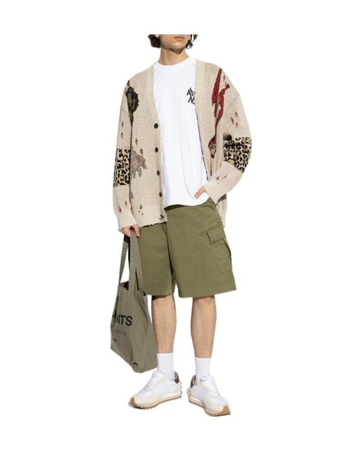 AllSaints White Logo Printed Crewneck T-Shirt for men