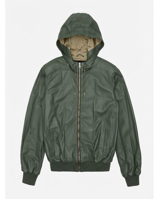 Gucci Green Hooded Casual Jacket for men