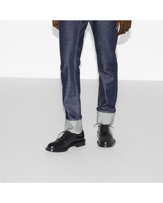Gucci Black Lace-Up Shoes for men