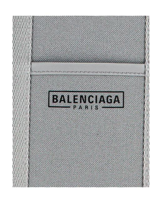 Balenciaga Gray Logo Shoulder Bag
