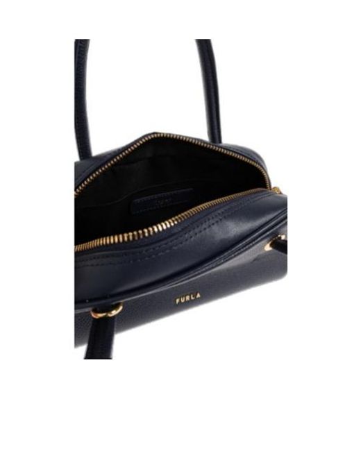 Furla Blue Compact Handbag