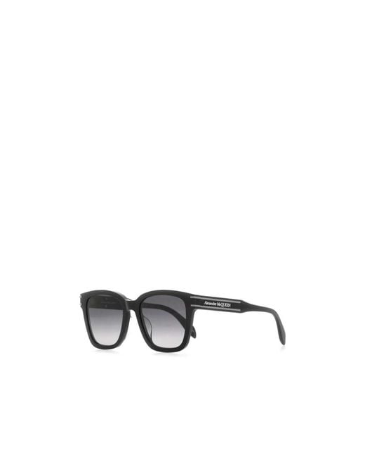 McQueen White Eyewear Square Frame Sunglasses for men