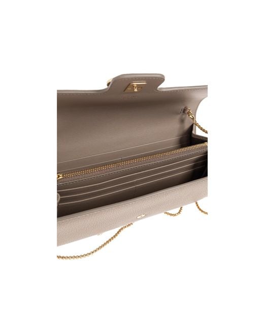 Ferragamo Multicolor Ferragamo Gancini Chain-Linked Wallet