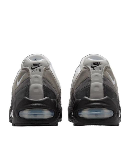 Nike Gray Air Max 95 Lace-Up Sneakers for men