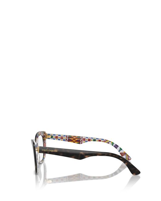Dolce & Gabbana White Full Frame Plain Mirror