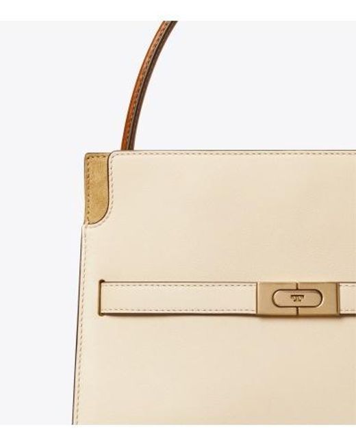 Tory Burch Natural Lee Radziwill Top Handle Bag
