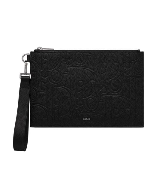 Dior Black A5 Pouch for men