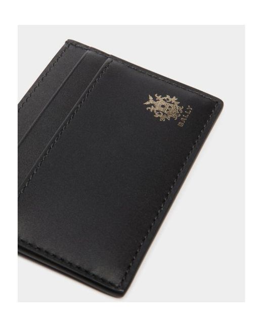 Bally Black Bkc Card Case for men