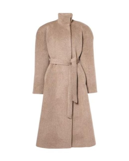Magda Butrym Natural Wool Coat
