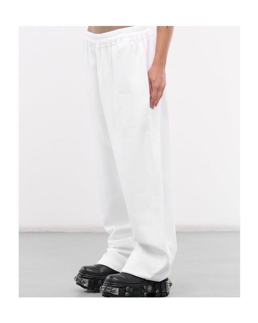 VTMNTS White Paris Track Pants for men