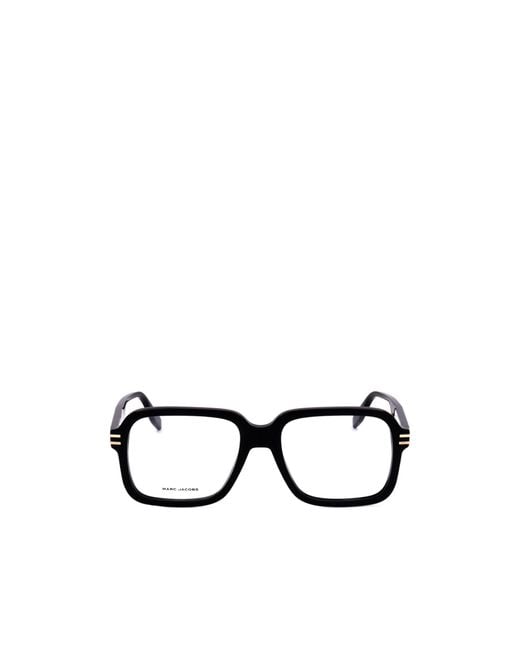 Marc Jacobs White Eyewear Square Frame Glasses for men