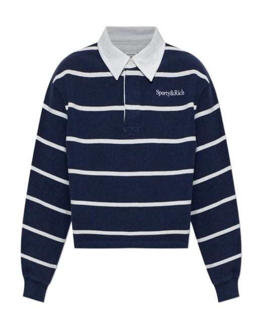 Sporty & Rich Blue Polo Shirts
