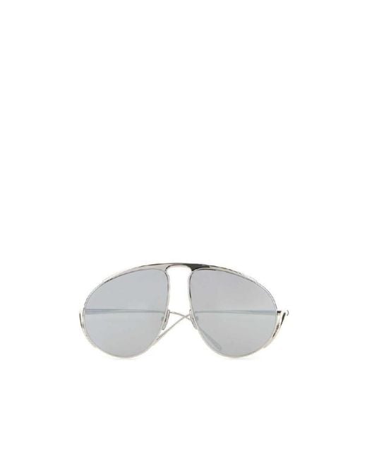 Loewe Metallic Hillock Aviator Frame Sunglasses