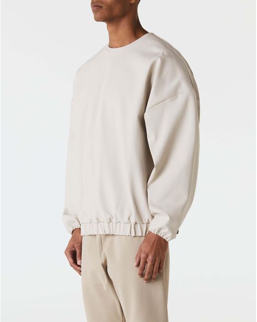 Fear Of God Natural Crewneck Long-Sleeved Sweatshirt for men