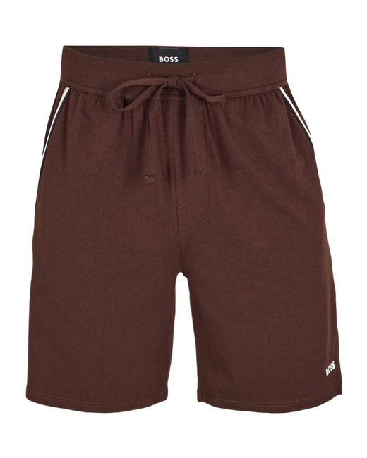 Boss Purple Simple Shorts for men
