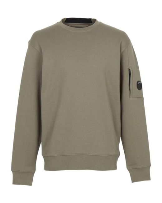 C P Company Gray Long-Sleeve Sweatshirt for men