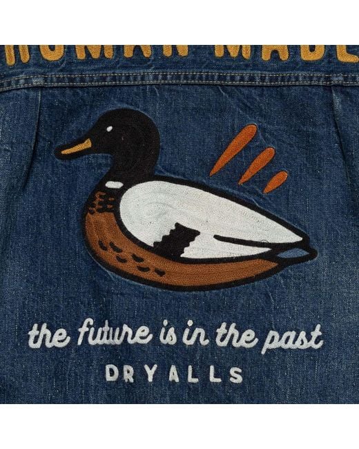 Human Made Blue Denim Work Jacket for men