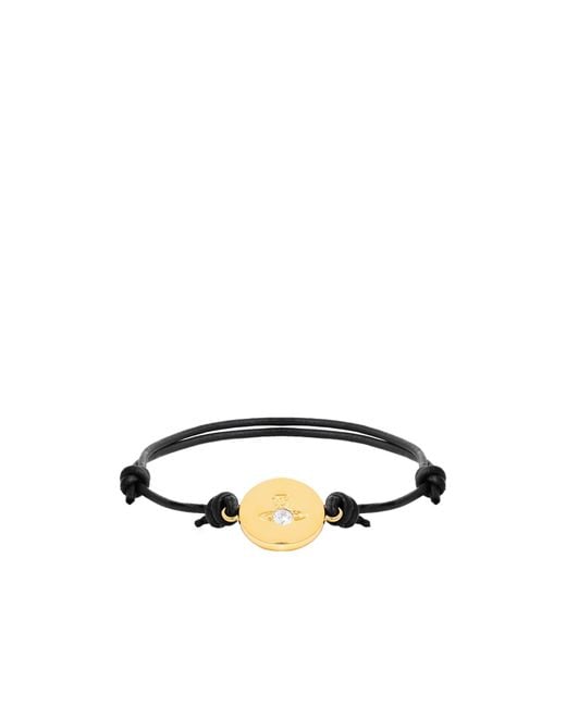 Vivienne Westwood White Orb Metal Chain Bracelet for men
