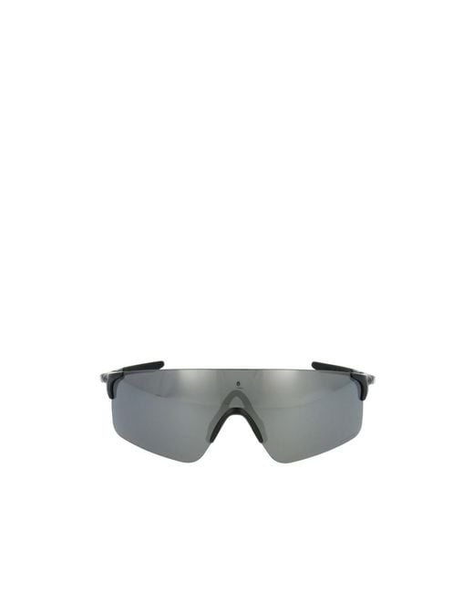 Oakley Gray Evzero Blades Shield Sunglasses for men