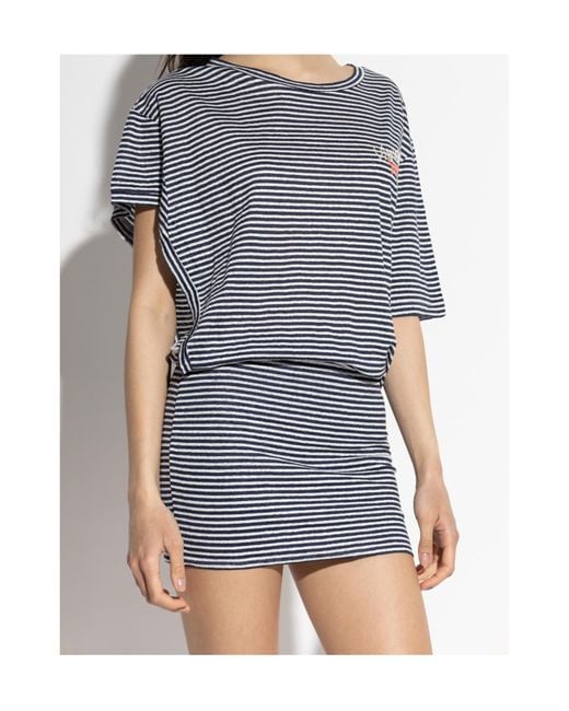DSquared² Blue Summer Lovers Breezy Dress